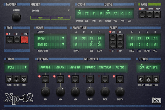 OB Legacy | XP-12 Edit GUI