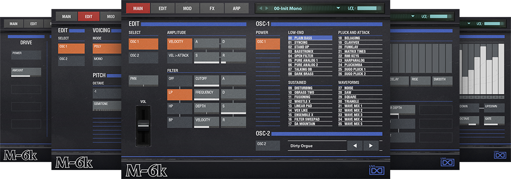 OB Legacy | M-6K GUI