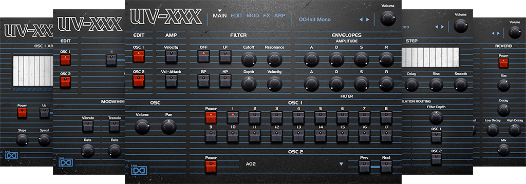 OB Legacy | UV-XXX GUI