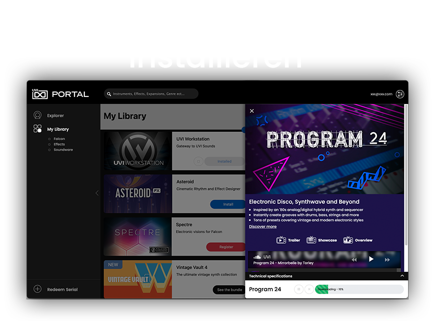 UVI Portal | Install