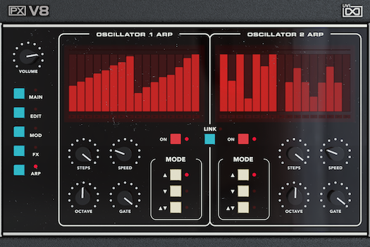 UVI PX V8 | GUI Arp