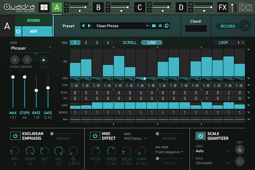 Quadra - Metal and Wood | Arp GUI