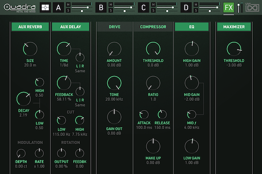 Quadra - Metal and Wood | Effects GUI