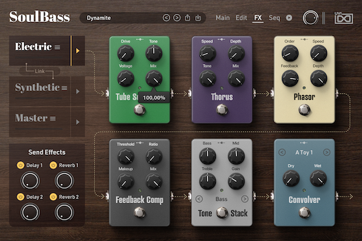 UVI Soul Bass | FX Electric GUI