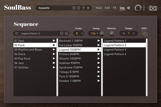 UVI Soul Bass | Seq GUI