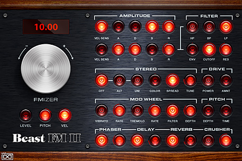 UVI The Beast - FM II | GUI