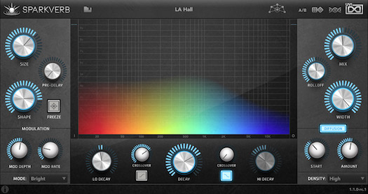 UVI The Effects Bundle | Sparkverb GUI