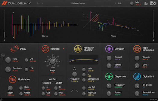 UVI The Effects Bundle | Dual Delay X GUI