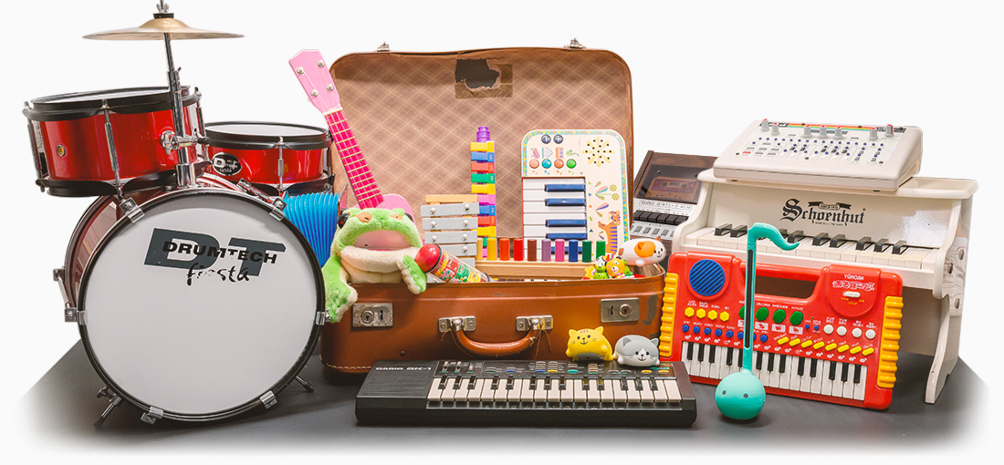 Hey! Play! Kids Percussion Musical Instruments Toy Set