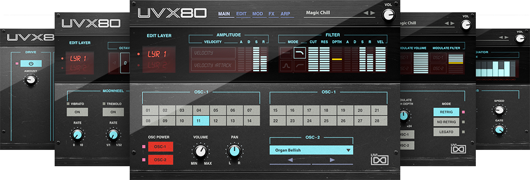 UVI UVX80 | GUI