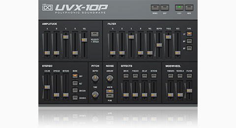 UVI UVX-10P | GUI