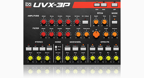 UVI UVX-3P | GUI