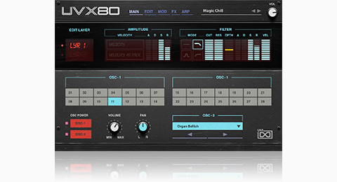 UVI UVX80 | GUI