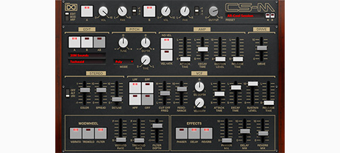 UVI CS-M | GUI