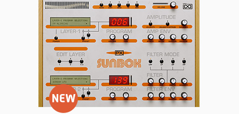 UVI PX SunBox | GUI