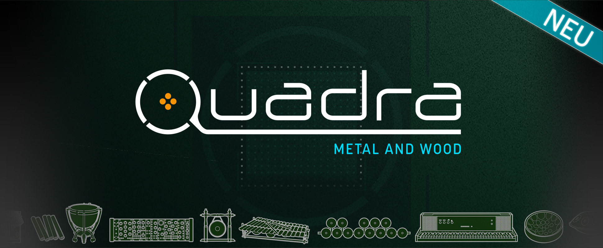 Quadra - Metal and Wood NEW