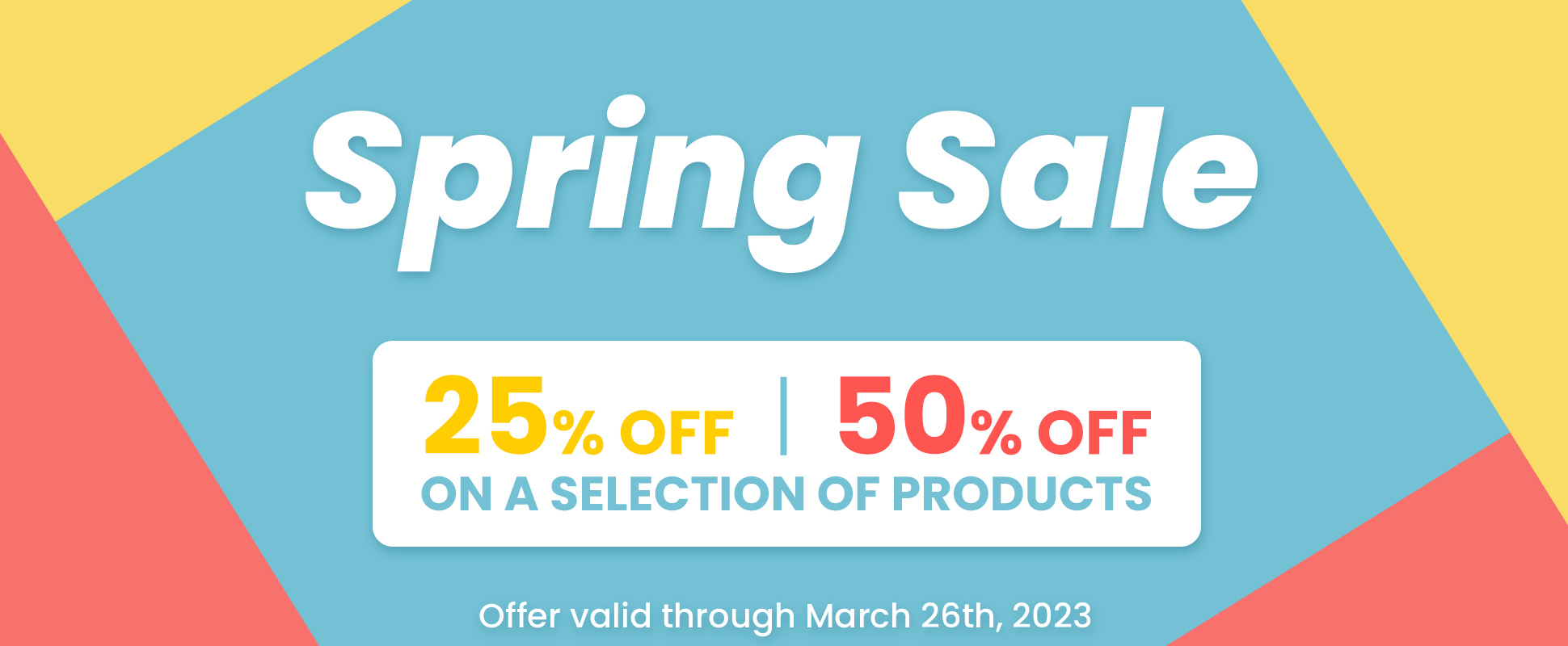 Spring Sale - Mars 2023