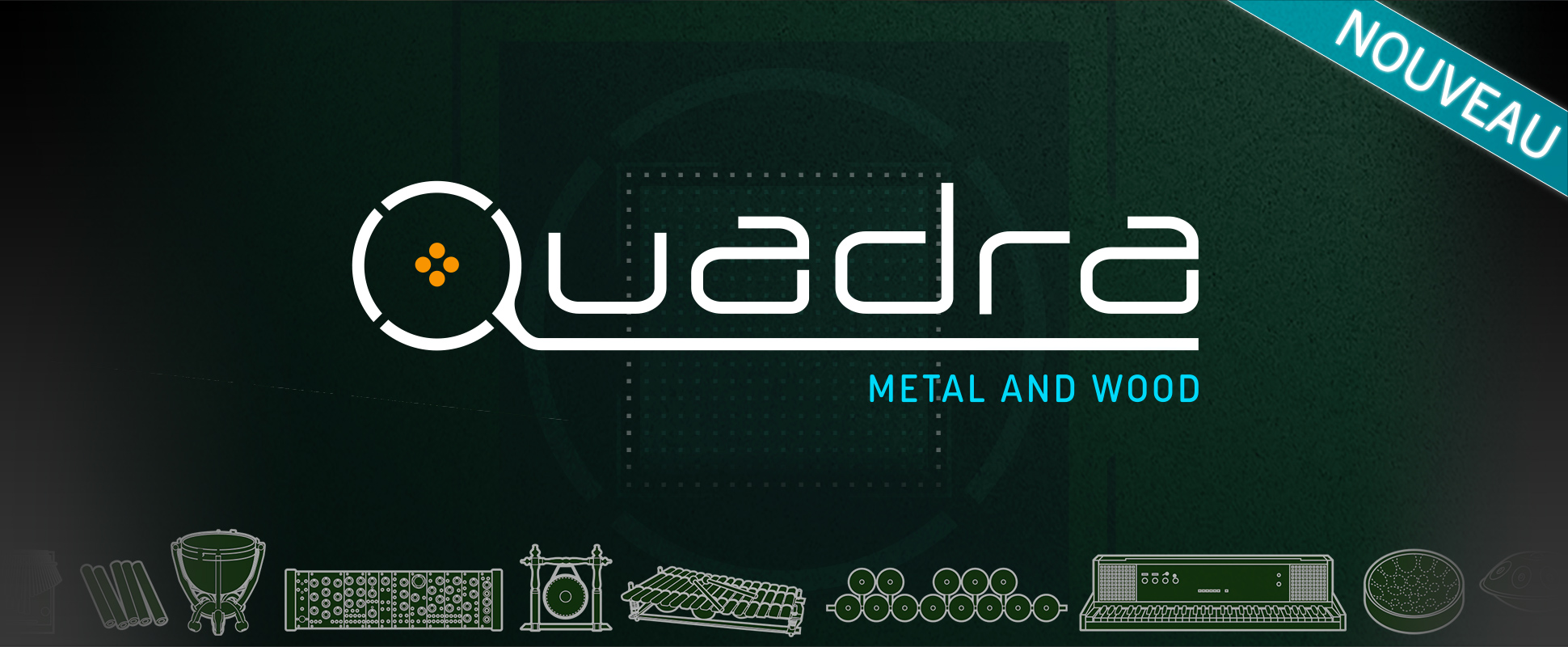 Quadra - Metal and Wood NEW