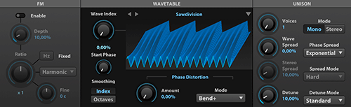 NEW SOUNDS AND WAVETABLES